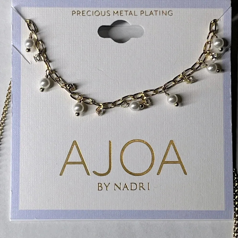 Nadri Gold plated necklace for young girl or teenager. 16” length 2” extender